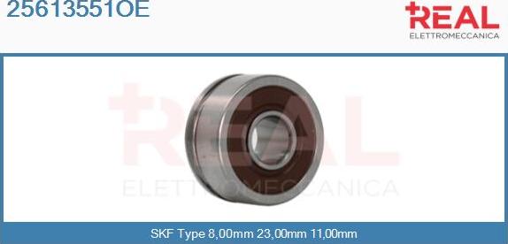 REAL 25613551OE - Bearing www.autospares.lv