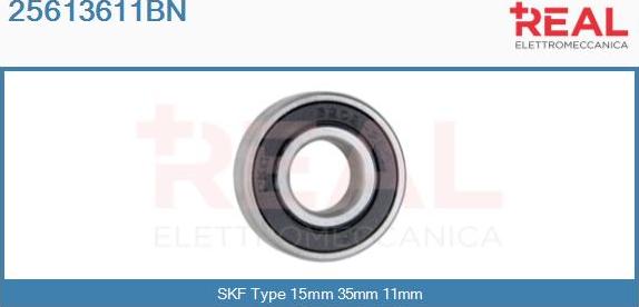 REAL 25613611BN - Bearing www.autospares.lv