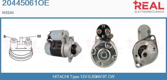 REAL 20445061OE - Стартер www.autospares.lv