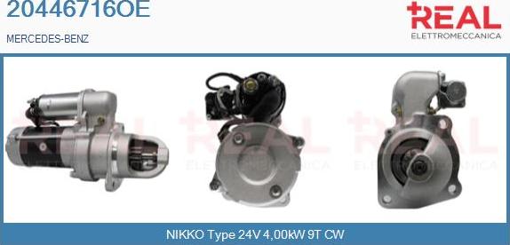 REAL 20446716OE - Стартер www.autospares.lv