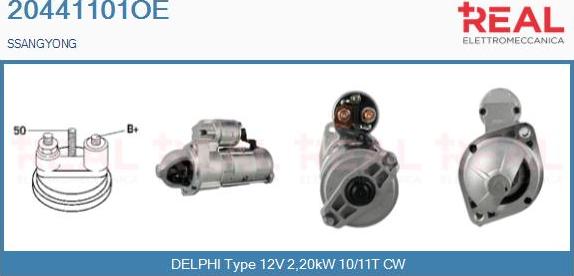 REAL 20441101OE - Starter www.autospares.lv