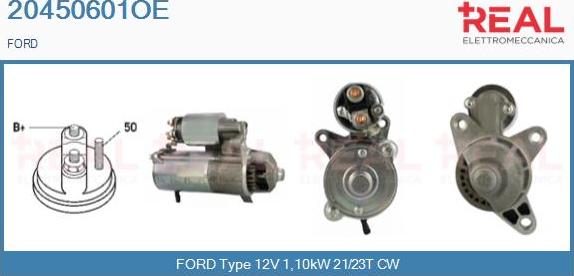 REAL 20450601OE - Starter www.autospares.lv