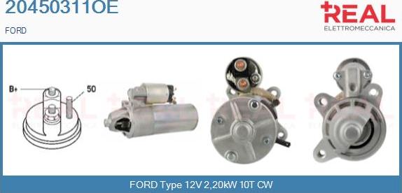 REAL 20450311OE - Starter www.autospares.lv