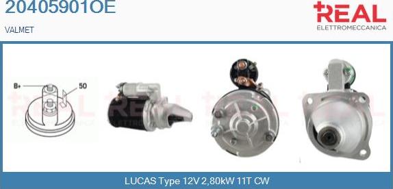 REAL 20405901OE - Starter www.autospares.lv