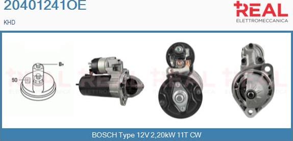 REAL 20401241OE - Стартер www.autospares.lv