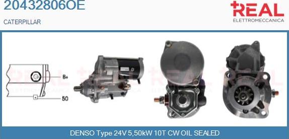 REAL 20432806OE - Starter www.autospares.lv