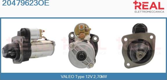 REAL 20479623OE - Starter www.autospares.lv