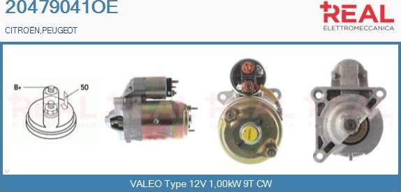 REAL 20479041OE - Starter www.autospares.lv