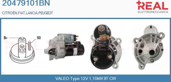 REAL 20479101BN - Starter www.autospares.lv