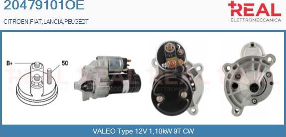 REAL 20479101OE - Starter www.autospares.lv