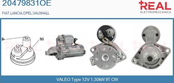 REAL 20479831OE - Стартер www.autospares.lv