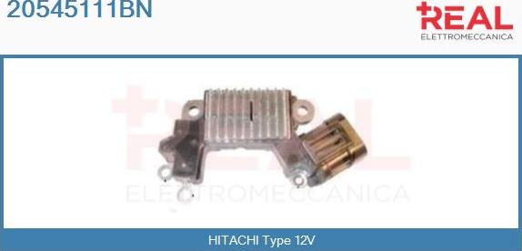 REAL 20545111BN - Регулятор напряжения, генератор www.autospares.lv