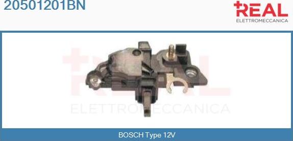 REAL 20501201BN - Ģeneratora sprieguma regulators autospares.lv