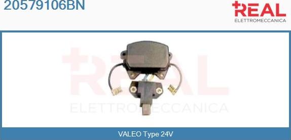 REAL 20579106BN - Voltage regulator, alternator www.autospares.lv