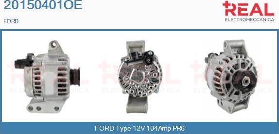 REAL 20150401OE - Alternator www.autospares.lv