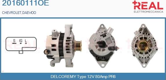 REAL 20160111OE - Ģenerators autospares.lv