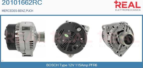 REAL 20101662RC - Ģenerators autospares.lv