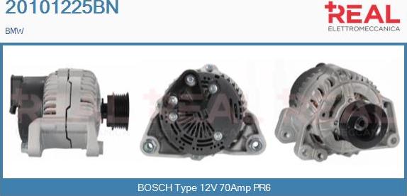 REAL 20101225BN - Alternator www.autospares.lv