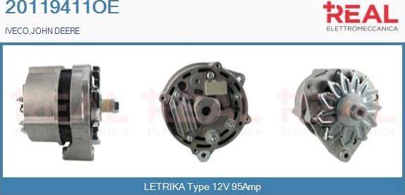 REAL 20119411OE - Генератор www.autospares.lv