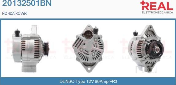 REAL 20132501BN - Ģenerators www.autospares.lv