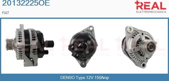 REAL 20132225OE - Генератор www.autospares.lv