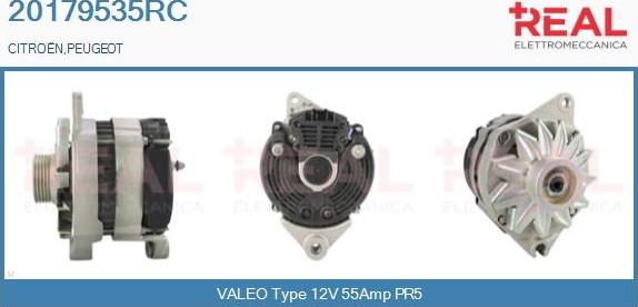 REAL 20179535RC - Ģenerators www.autospares.lv