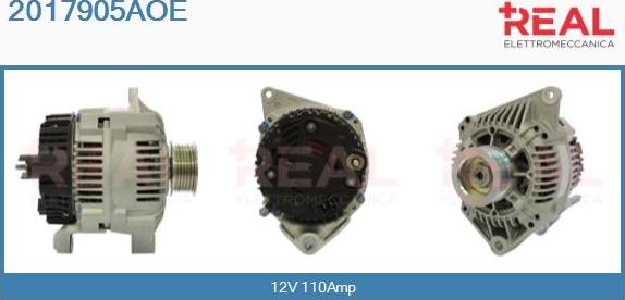 REAL 2017905AOE - Ģenerators www.autospares.lv