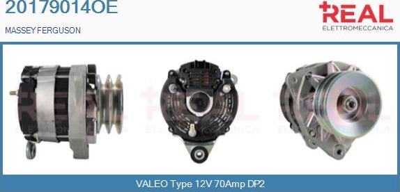 REAL 20179014OE - Alternator www.autospares.lv