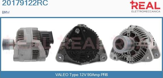 REAL 20179122RC - Ģenerators www.autospares.lv