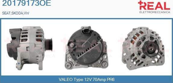 REAL 20179173OE - Ģenerators autospares.lv