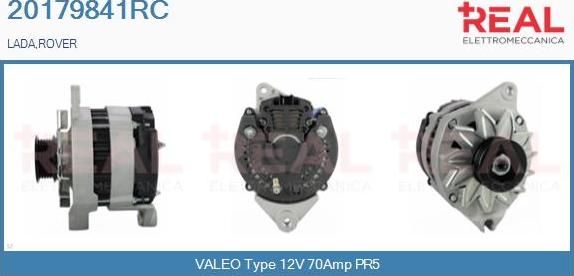 REAL 20179841RC - Ģenerators autospares.lv