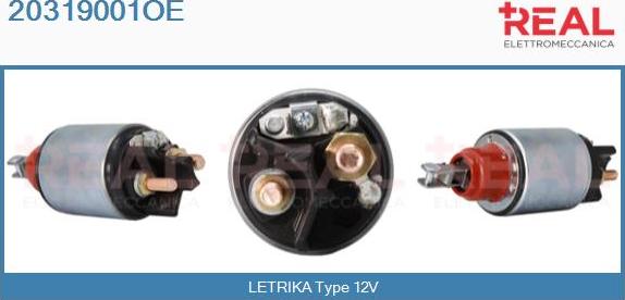 REAL 20319001OE - Solenoid Switch, starter www.autospares.lv