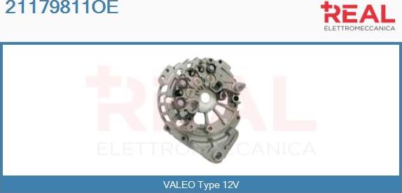 REAL 21179811OE - Rectifier, alternator www.autospares.lv