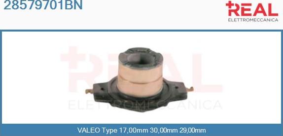 REAL 28579701BN - Slip Ring, alternator www.autospares.lv