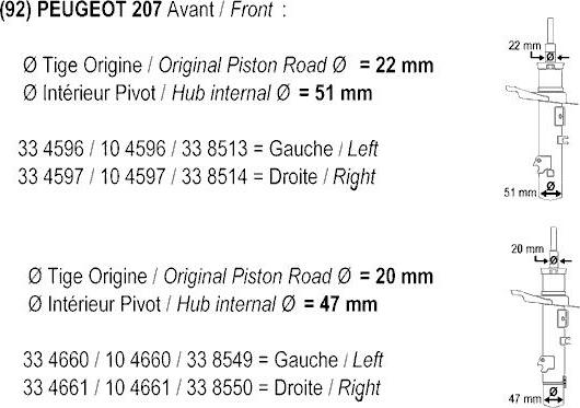 Record France 334596 - Амортизатор www.autospares.lv