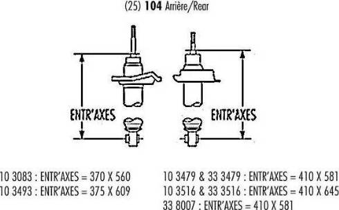 Record France 103083 - Amortizators autospares.lv