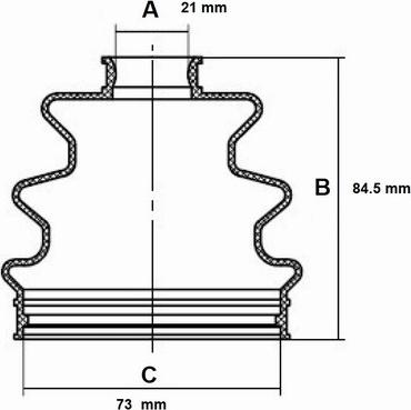 Red Line 59MZ000 - Bellow, drive shaft www.autospares.lv