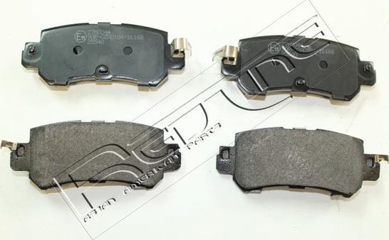 Red Line 27MZ044 - Brake Pad Set, disc brake www.autospares.lv