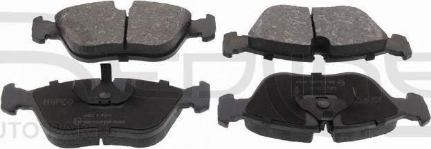 Red Line 27OP014 - Brake Pad Set, disc brake www.autospares.lv