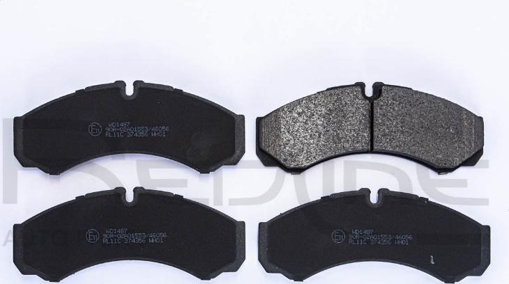 Red Line 27RE001 - Brake Pad Set, disc brake www.autospares.lv