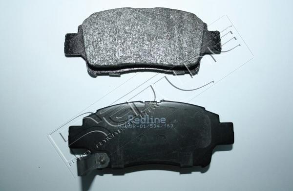 Red Line 27TO008 - Тормозные колодки, дисковые, комплект www.autospares.lv