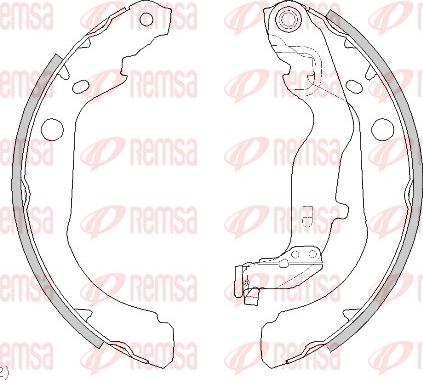 Remsa 4444.00 - Bremžu loki www.autospares.lv