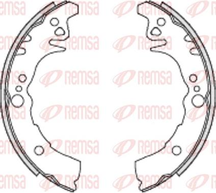 Remsa 4433.00 - Bremžu loki www.autospares.lv