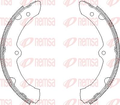 Remsa 4428.00 - Bremžu loki www.autospares.lv