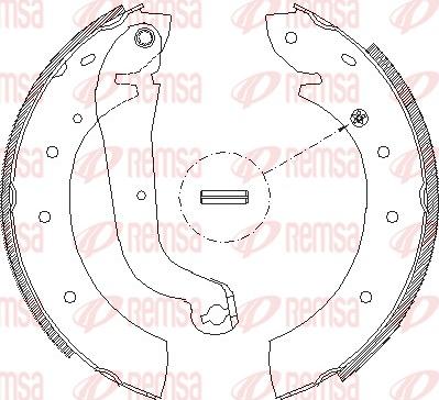 Remsa 4514.00 - Bremžu loki www.autospares.lv