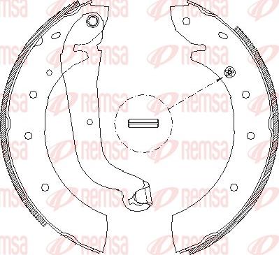 Remsa 4514.01 - Bremžu loki www.autospares.lv