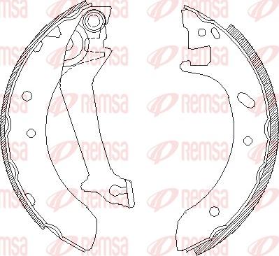 Remsa 4512.00 - Bremžu loki autospares.lv