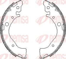 Remsa 4587.00 - Bremžu loki www.autospares.lv