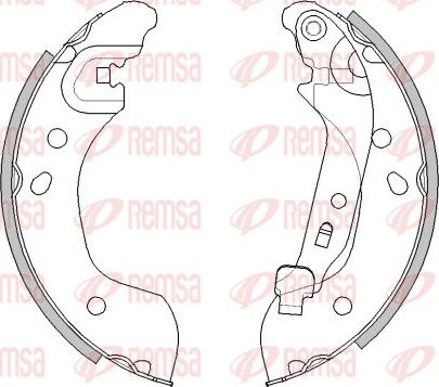 Remsa 4536.00 - Bremžu loki www.autospares.lv