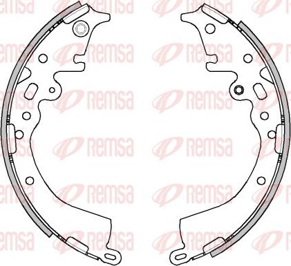 Remsa 4538.00 - Bremžu loki www.autospares.lv